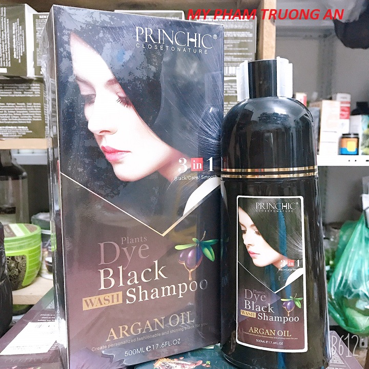 Dầu gội đầu thảo dược đen tóc Không Cần Nhuộm Thần Thánh