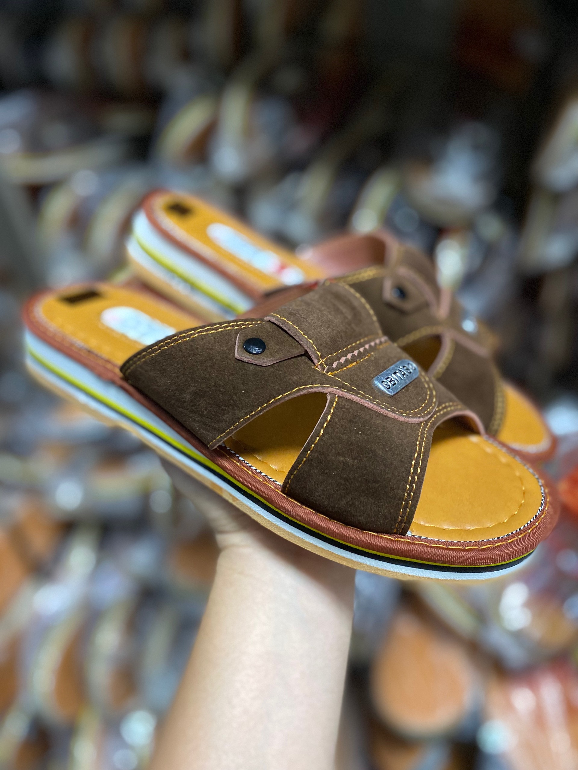 Dép Gà Nút Nam Bitas Chính Hiệu Size 38 - 42