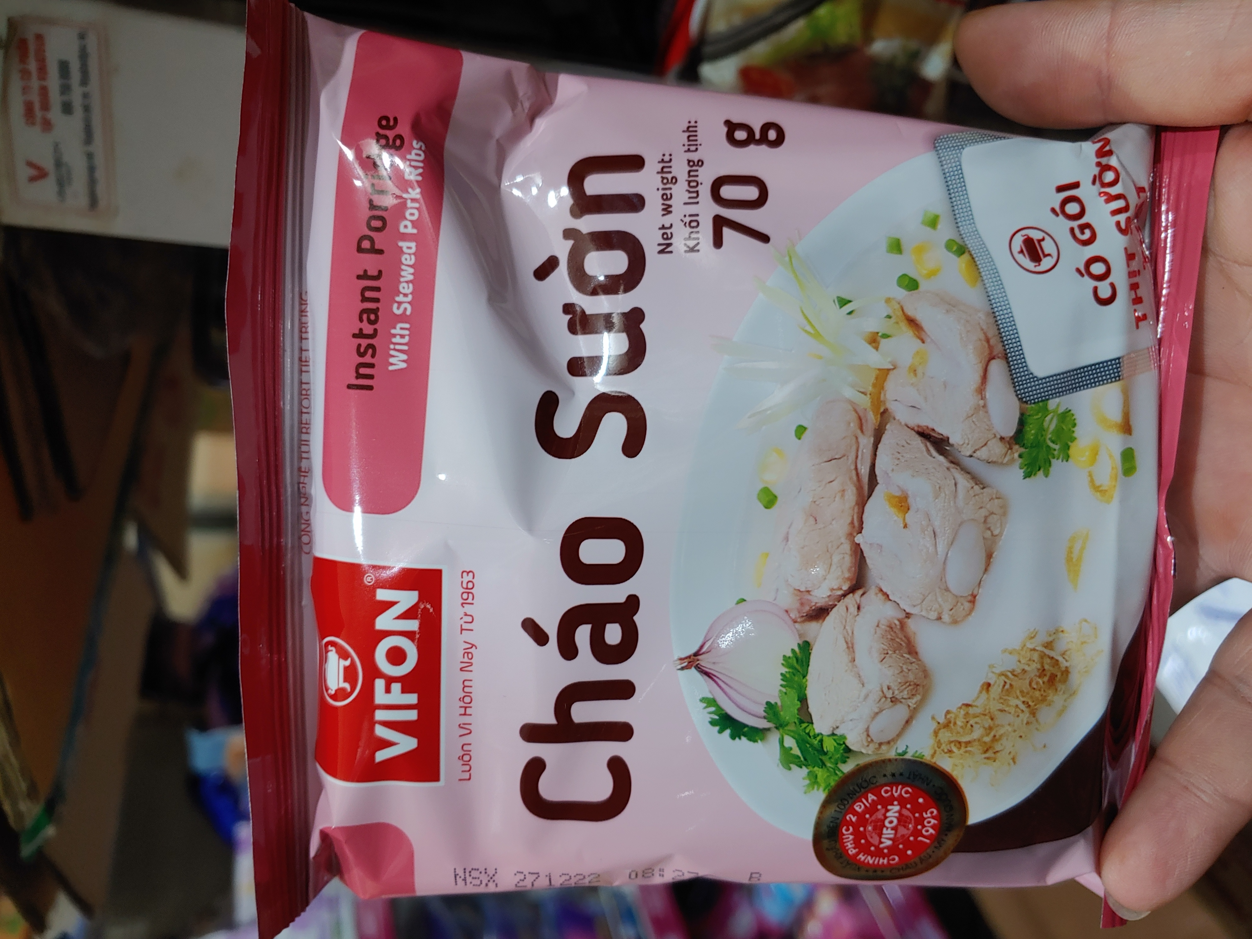 Cháo ăn liền Vifon các vị gói 70g