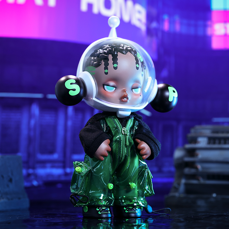 POP MART SKULLPANDA OOTD THE WILD GREEN FIGURINE