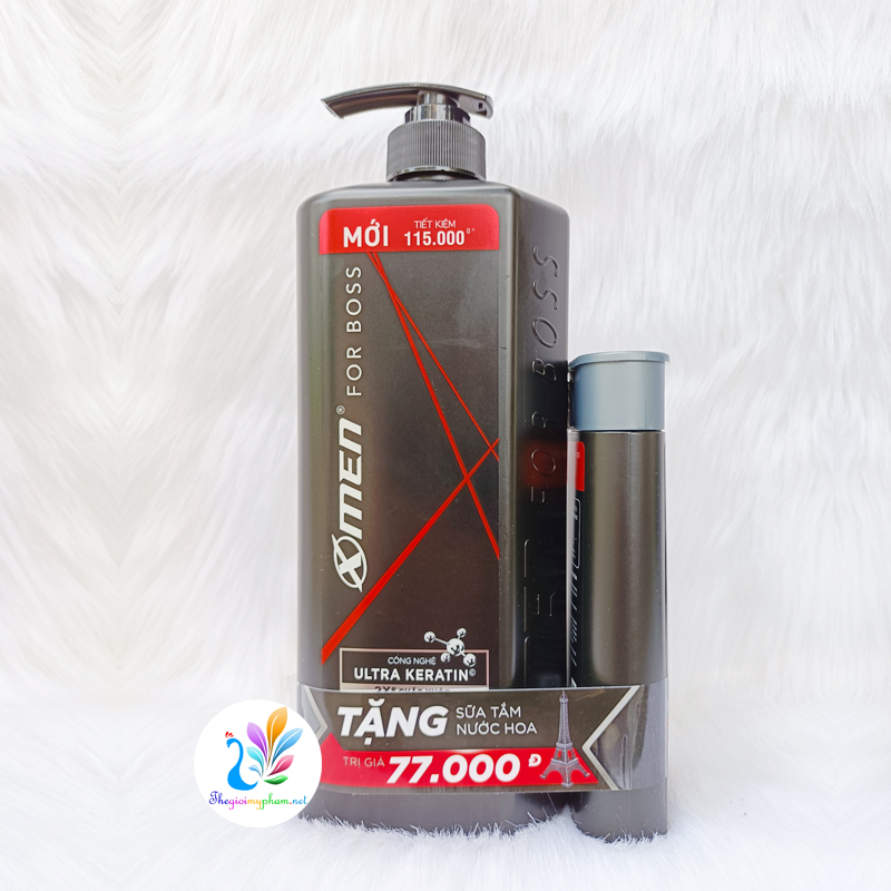 Dầu gội xmen for boss intense 850g
