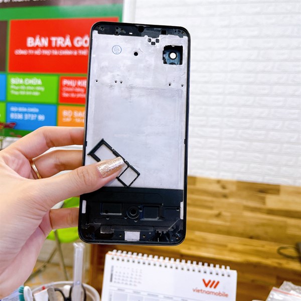 Bộ vỏ Samsung A70 SM-A705 zin nấu máy