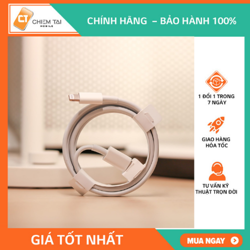 Cáp Type-C to Lightning Apple chính hãng (bóc máy)