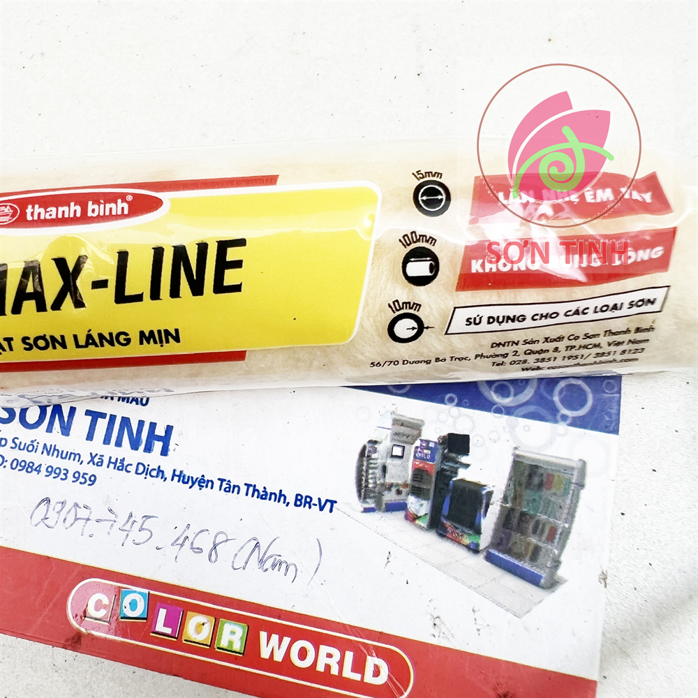 Cọ Lăn Chỉ Mini 10cm Maxline Thanh Bình ru lô