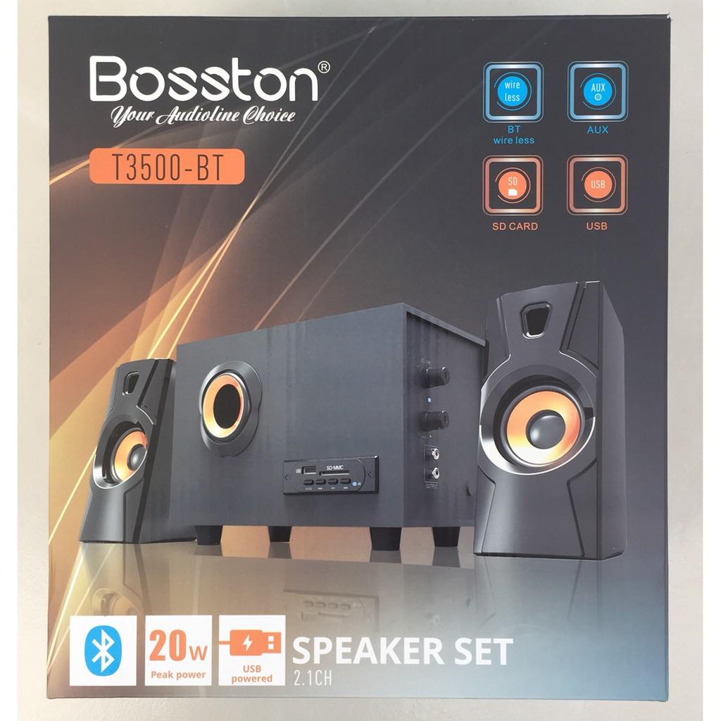 Loa vi tính 2.1 bosston t3500-bt tích hợp bluetooth usb thẻ nhớ