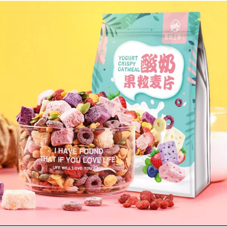 NGŨ CỐC ĂN KIÊNG MIX HẠT, SỮA CHUA 500G