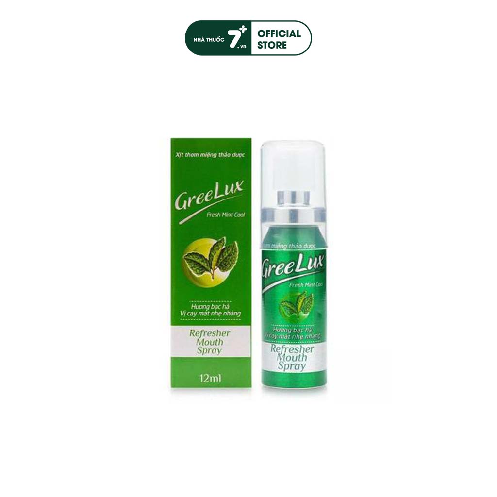 Xịt thơm miệng Greelux - chai 12ml