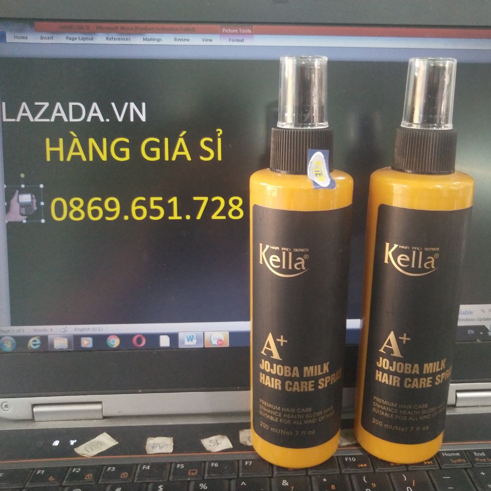 [HCM]Sữa dưỡng tóc cao cấp Kella Jojoba Milk A+ 200ml