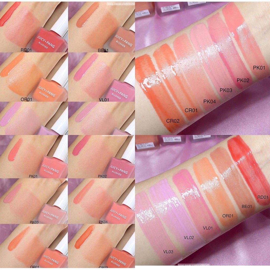 Má hồng dạng lỏng A'Pieu Juicy Pang Water Blusher