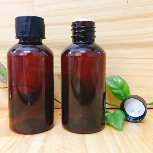 combo 10 CHAI NẮP VẶN 100ML CÓ NÚT NHỎ GIỌT (nâu)