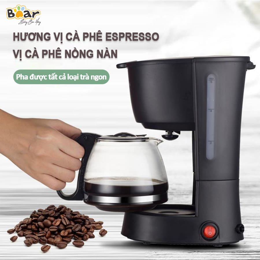 Máy Pha Cà Phê Espresso Tự Động Bear Bear KFJ-403 - BH 1 năm