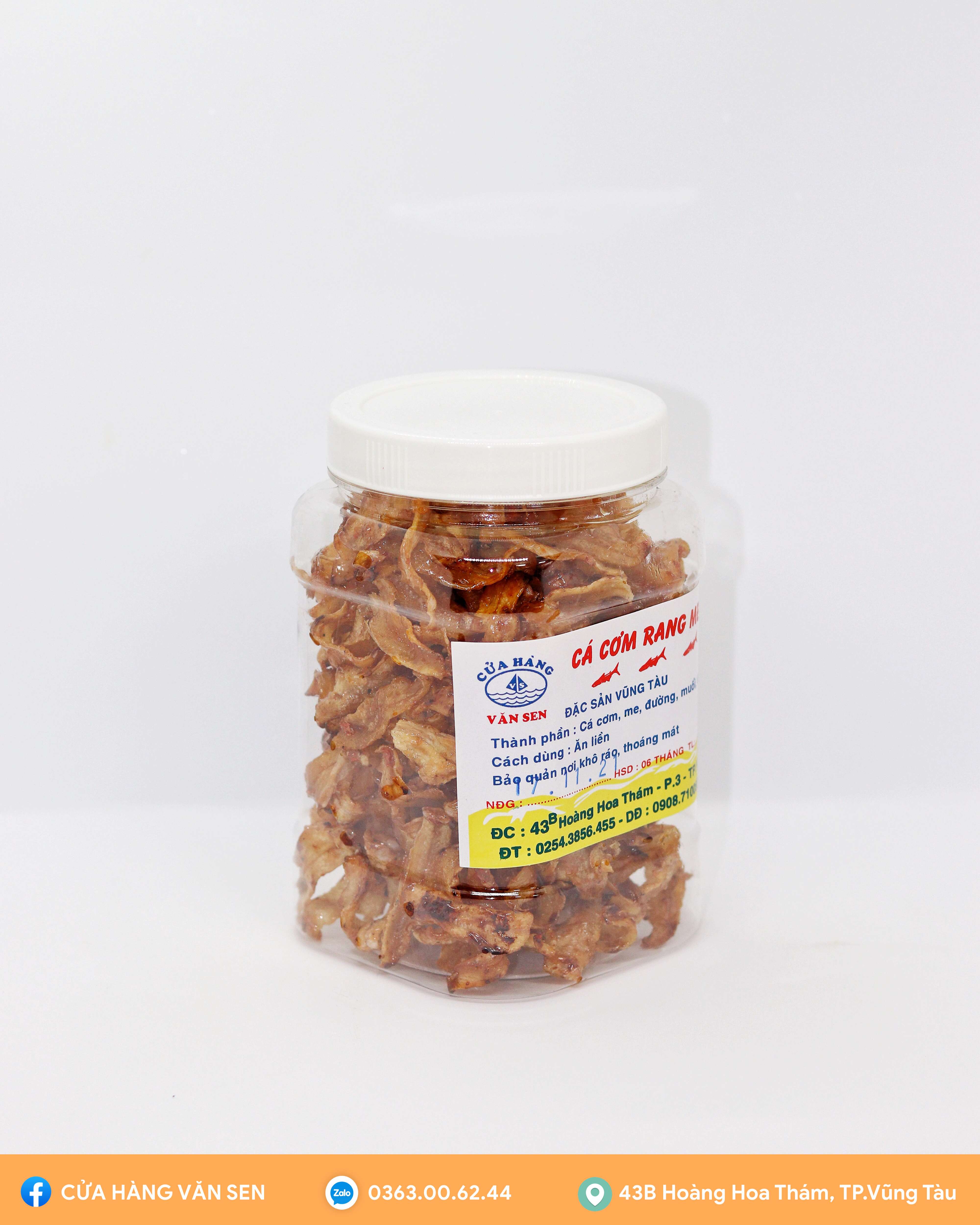 250g cá cơm rang me
