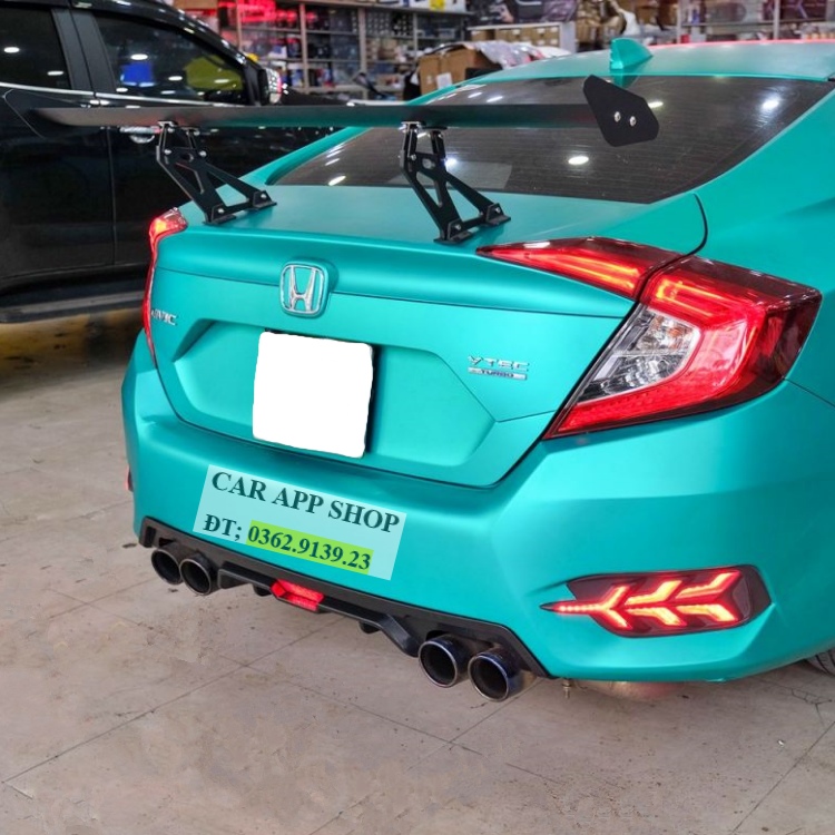 Hàng Loại 1 Đuôi Gió Thể Thao Xe  Honda Civic  Lắp Được  Các Đời  , Hàng Loại 1