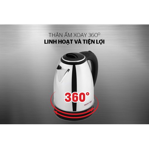 ẤM SIÊU TỐC INOX 1.8L HAPPY TIME HTD1088