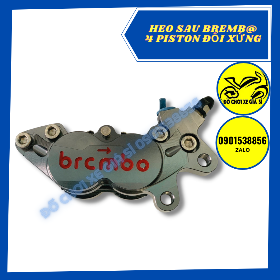 Heo Sau Ex150,135,sonic,raider, satria, winner 4piston đối xứng Có PÁT SAU NGƯỢC , XUÔI