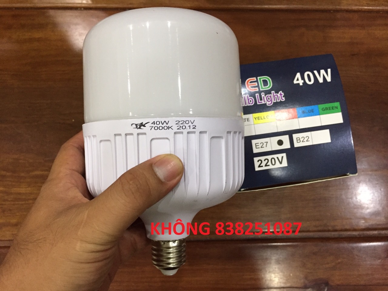 [HCM]Bộ 2 Bóng Đèn LED 40W E27