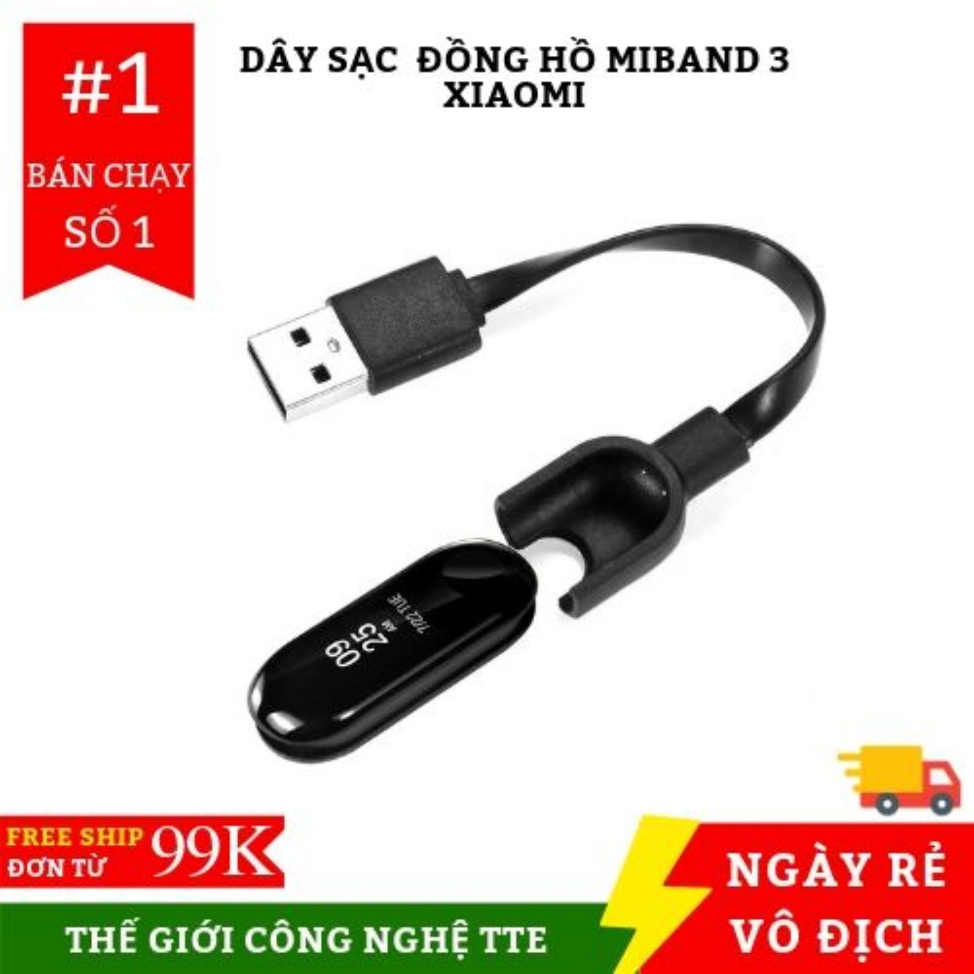 Cáp sạc dành cho Xiaomi MiBand 3