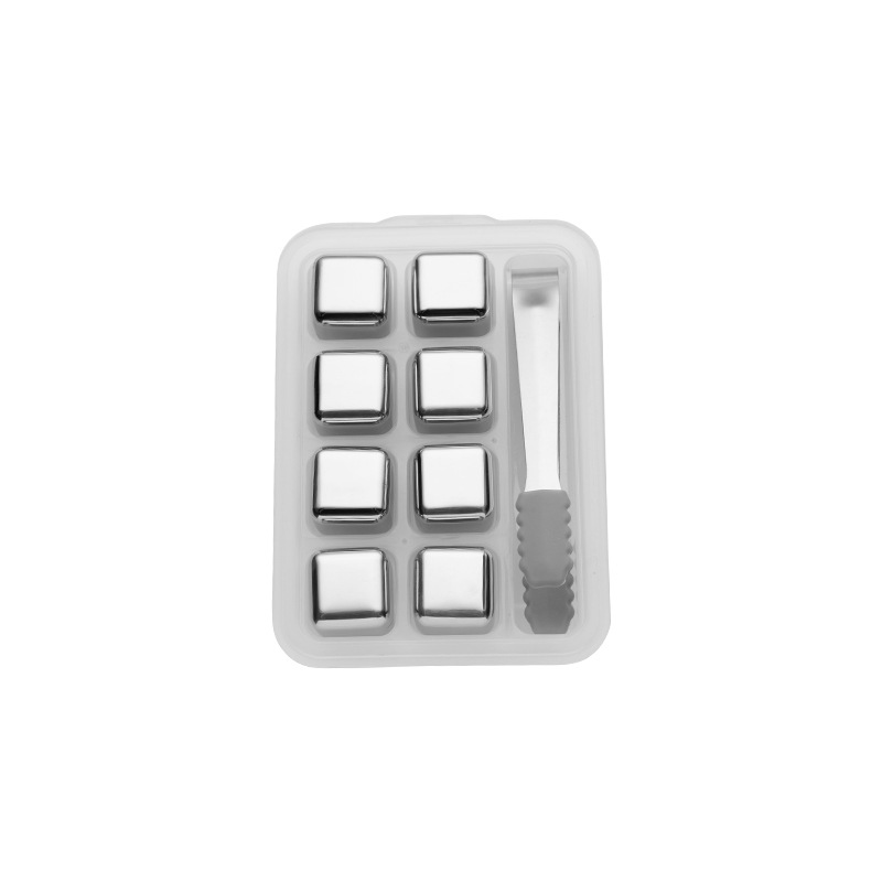 Đá Lạnh Vĩnh Cữu Inox 304 Không Tan ( Hộp 8 Viên )