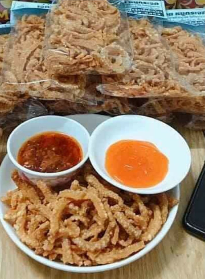 Combo 2 gói Da heo sấy giòn Thái lan bịch 100gr - Tóp mỡ thái lan sấy giòn siêu ngon