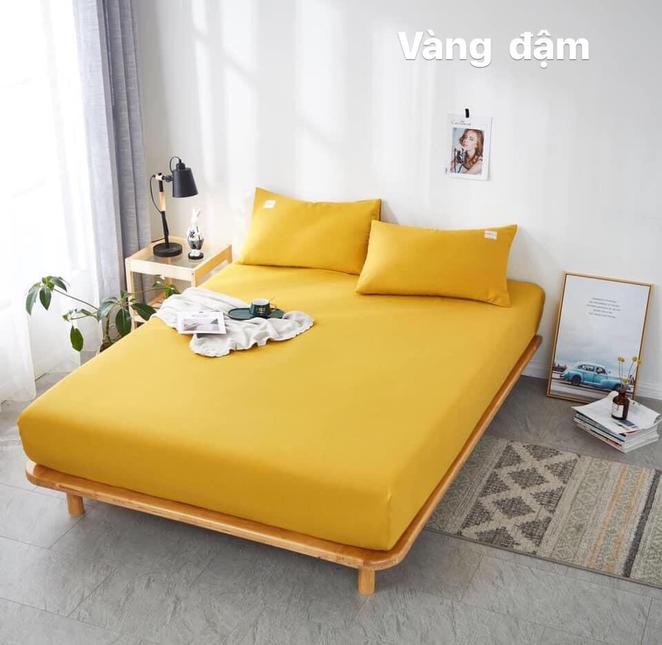 Bộ ga giường và vỏ gối cotton tici DAA bedding, drap nệm Hàn quốc cao cấp đủ size trải nệm 1m, 1m2, 1m4, 1m6, 1m8, 2m.