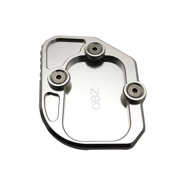 C400x c400gt cnc kickstand foot side stand extension pad plate bracket for bmw c400 x gt c 400x 400gt 2019 2020 2021 motorcycle