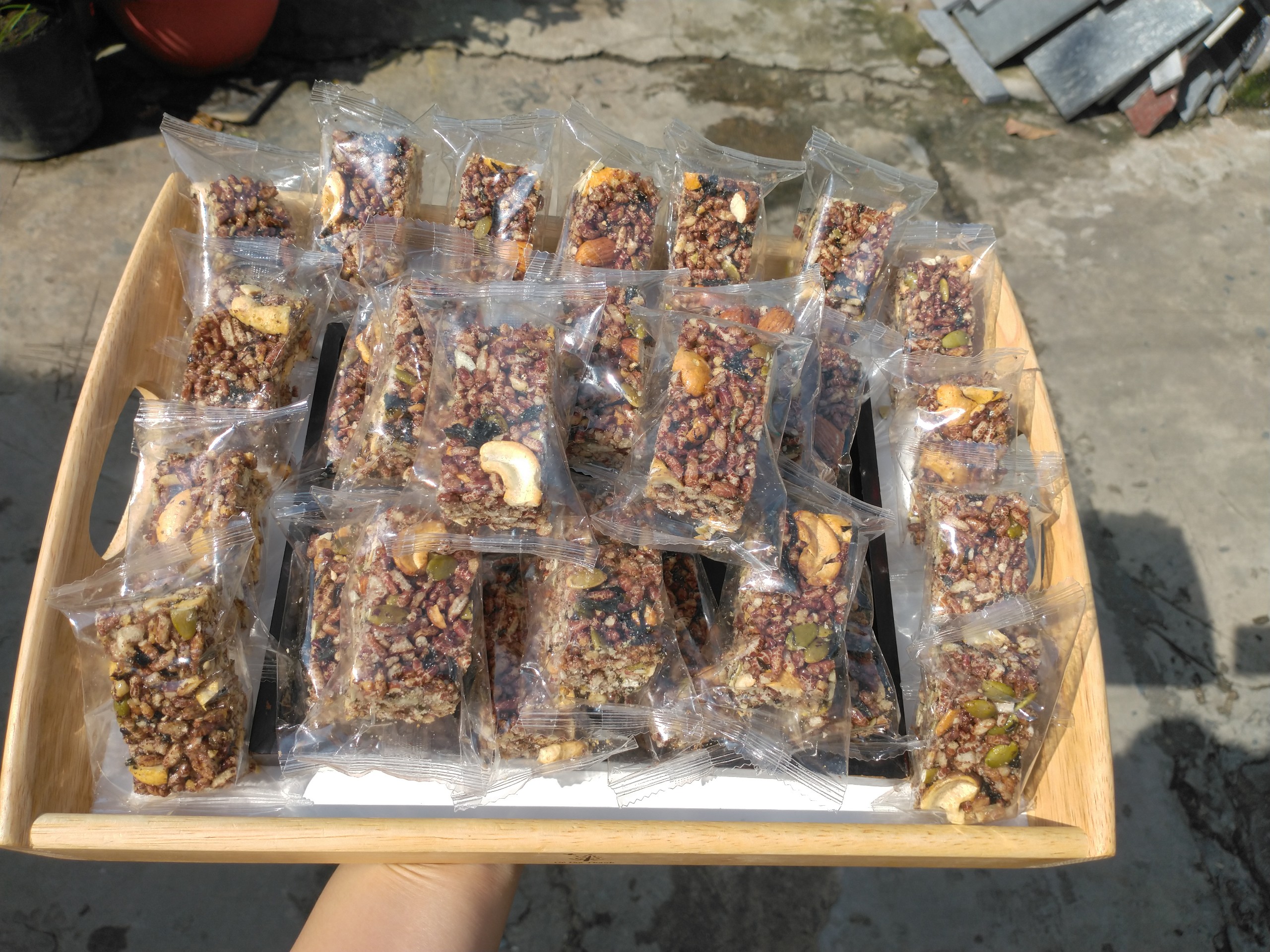 Thanh gạo lứt rong biển 500gr