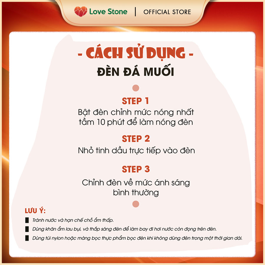 Đèn Đá Muối Tự Nhiên Himalaya Love Stone
