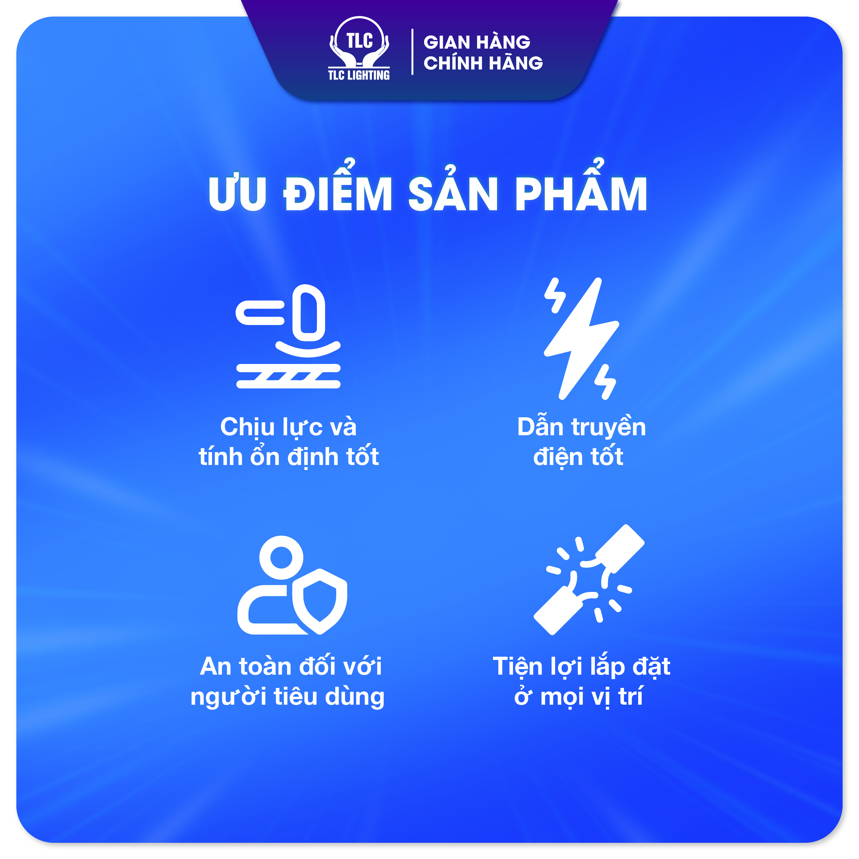 Đui Đèn Chếch Gắn Tường E27 TLC LIGHTING