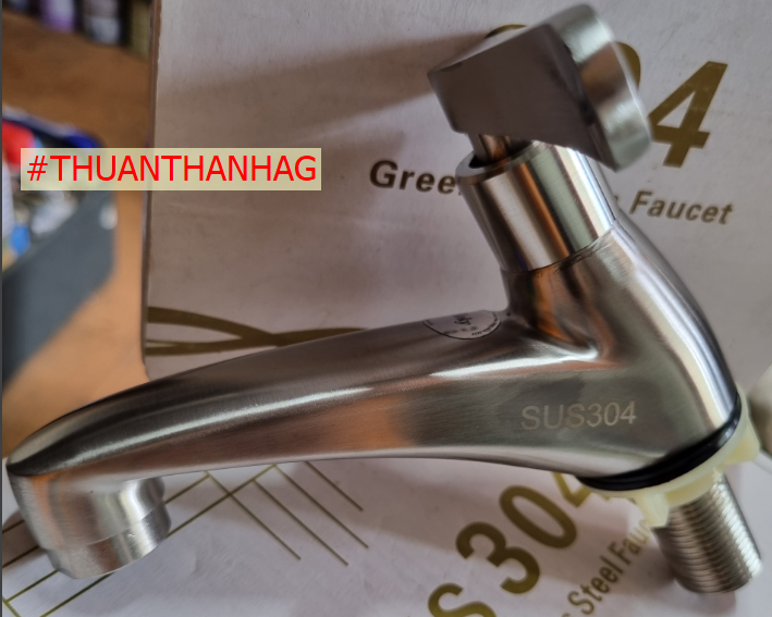 [Ảnh thật] Vòi Lavabo rửa mặt INOX 304