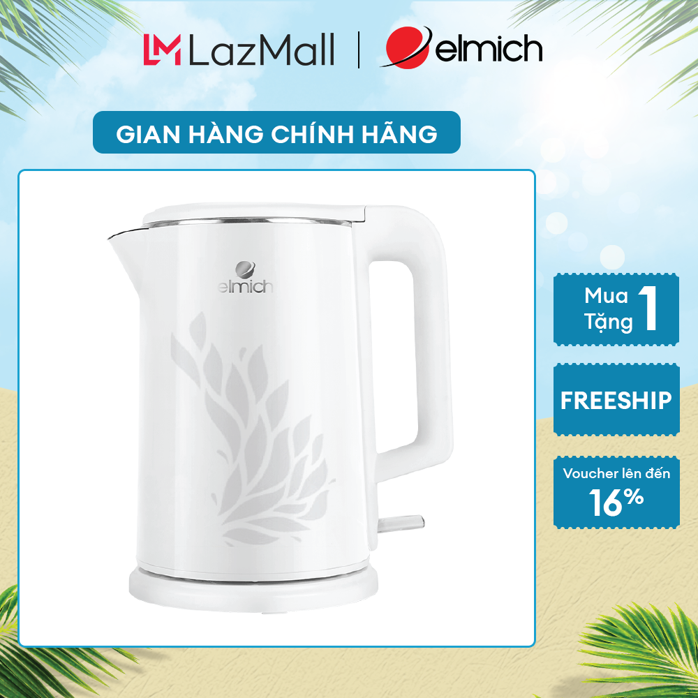Ấm đun siêu tốc cao cấp smartcook 1,5l kes-3868