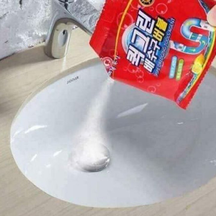 BỘT THÔNG CỐNG BỒN RỬA MẶT RỬA BÁT HÀN QUỐC 40GR