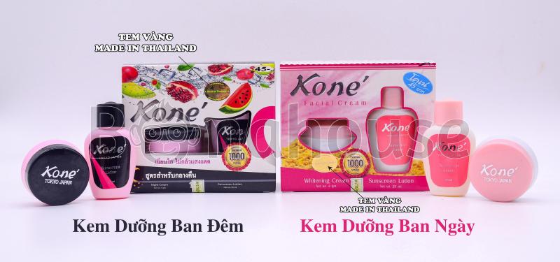 01 Hộp Kem Dưỡng Trắng Da Chống Nắng Kone Facial Cream Thái Lan