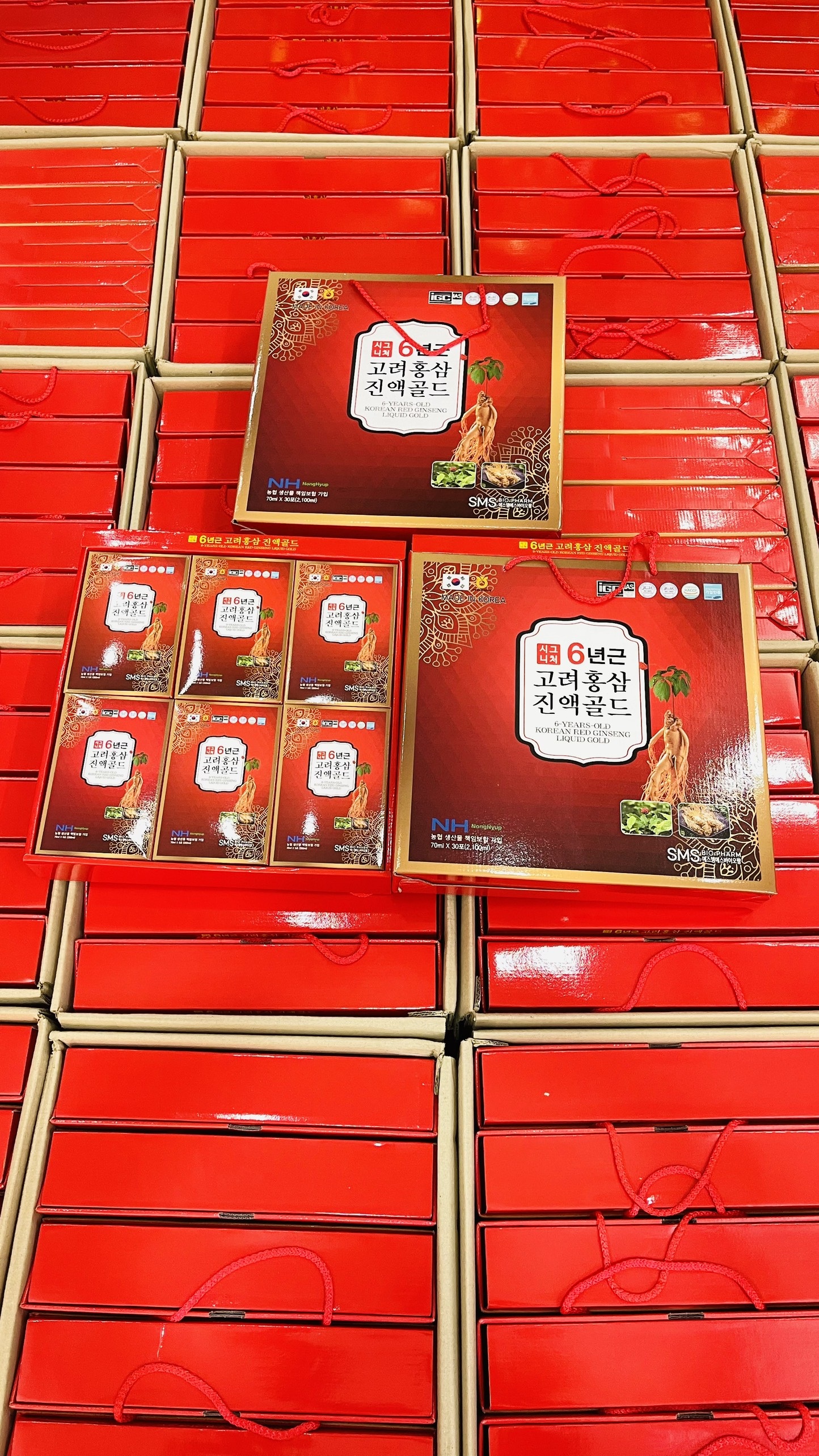 Nước hồng sâm Nonghyup Gold Hàn Quốc 30 gói x 70ml