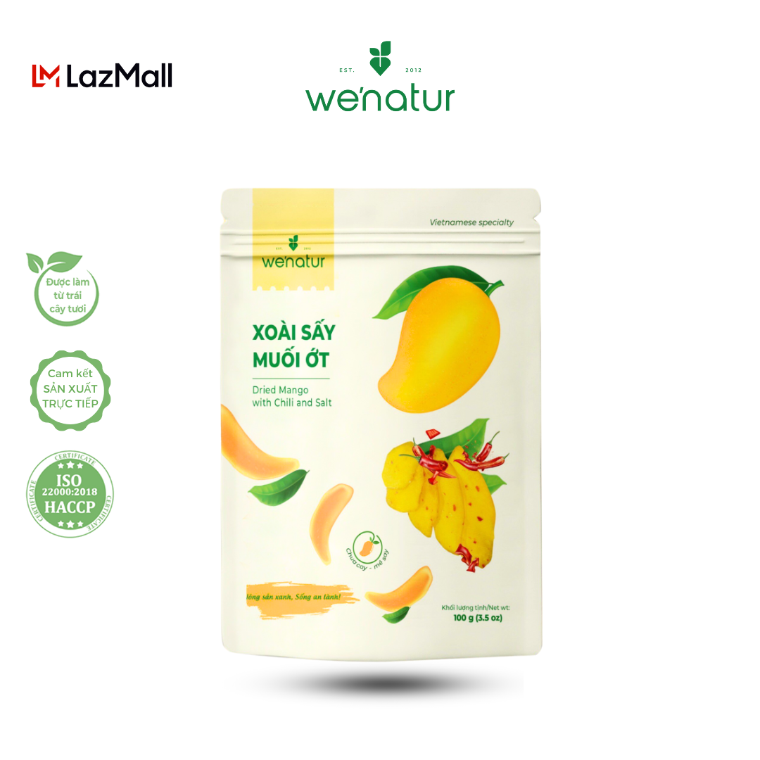 Xoài Sấy Muối Ớt 100g