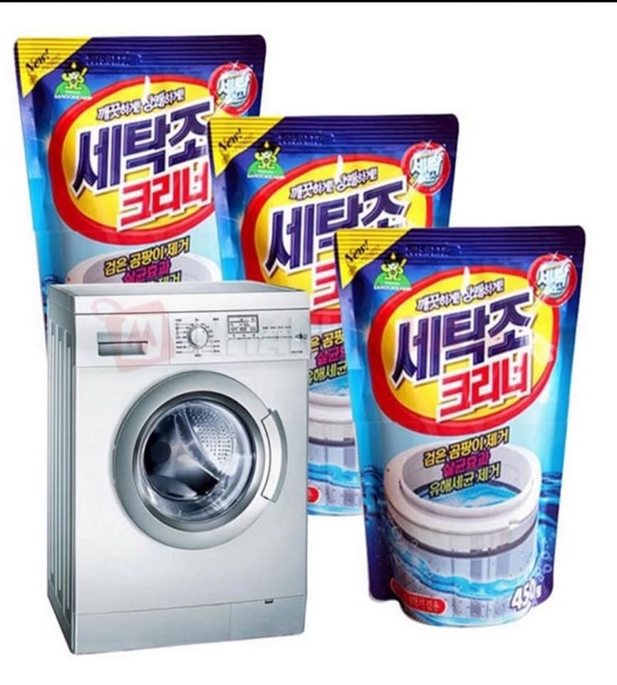 Bột tẩy lồng máy giặt Hàn Quốc. Bột vệ sinh lồng máy giặt