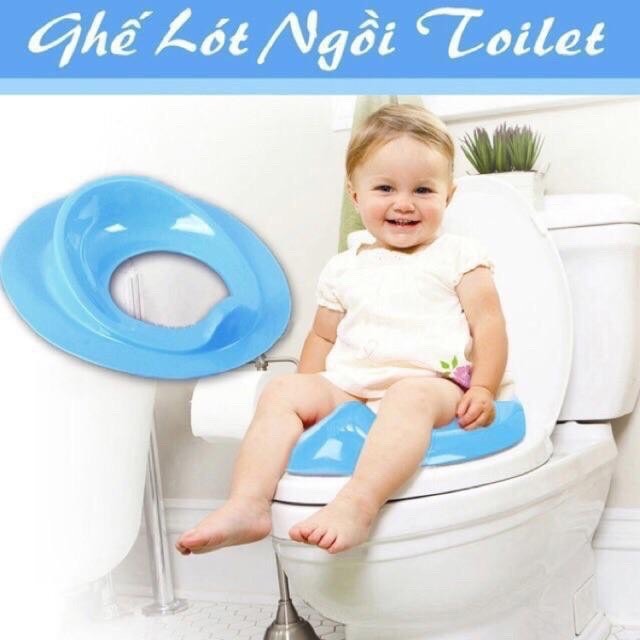 Bệ thu nhỏ bồn cầu cho bé nhựa Việt Nhật, bệ xí thu nhỏ bồn cầu giúp bé ngồi an toàn thoải mái