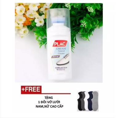 [HCM]Chai Nước Tẩy Trắng Giày Dép Túi Xách PLAC Hiệu Qủa PGH + Tặng 1 đôi vớ lười nam nữ cao cấp
