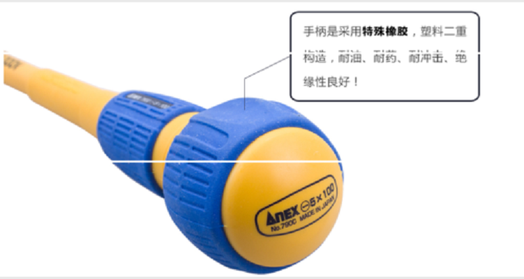 [HCM]Tô vít cách điện No.7920 +2×100 ANEX No.7920+2x100
