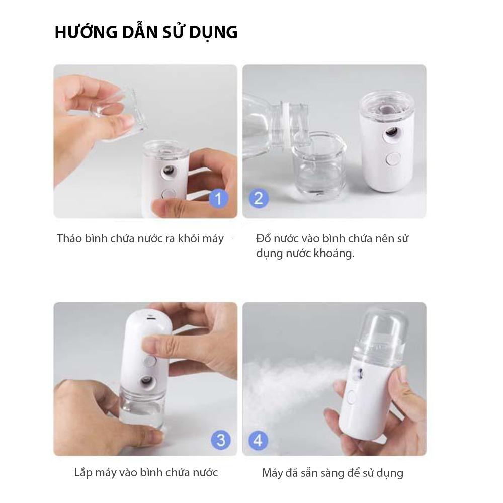 MÁY XÔNG MẶT XỊT KHOÁNG NANO MINI