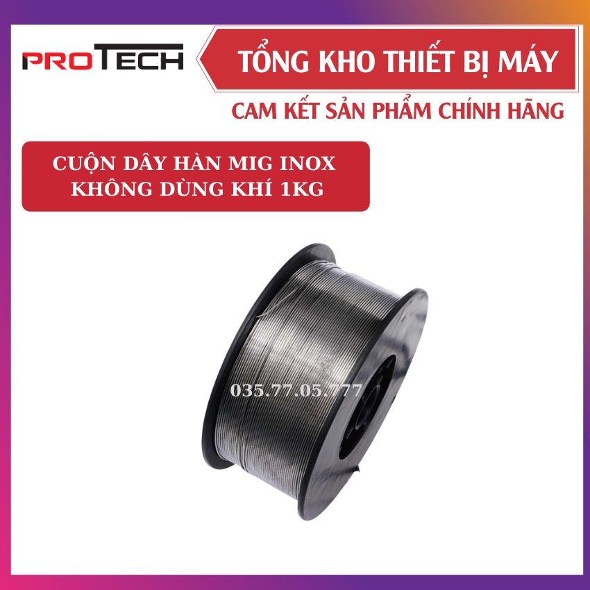 CUỘN DÂY HÀN MIG INOX LÕI THU0C KHÔNG DÙNG KHI 1KG