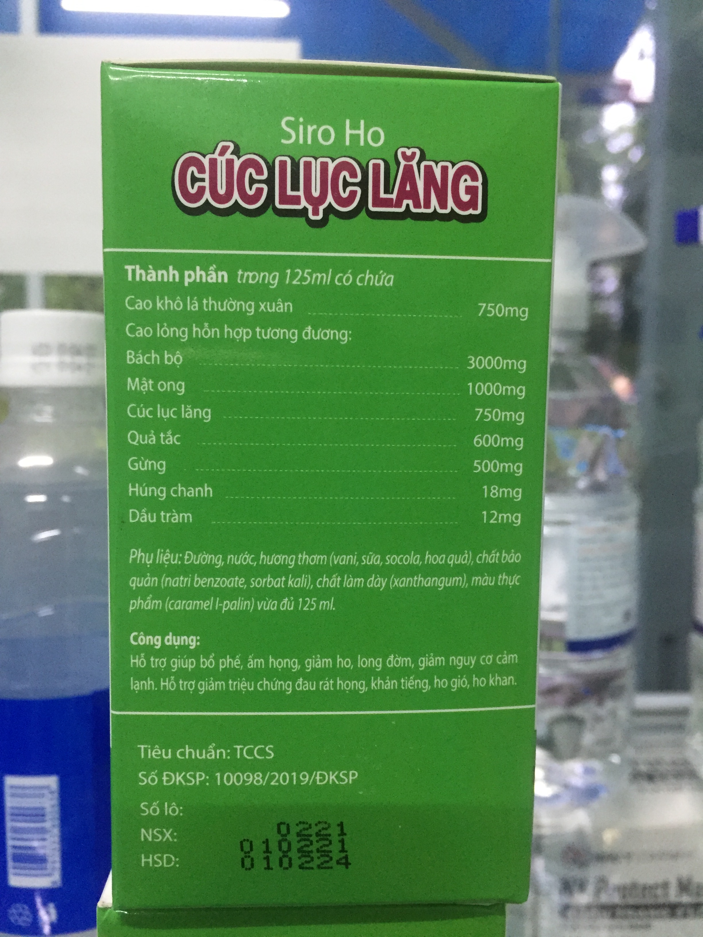 Siro ho cúc lục lăng