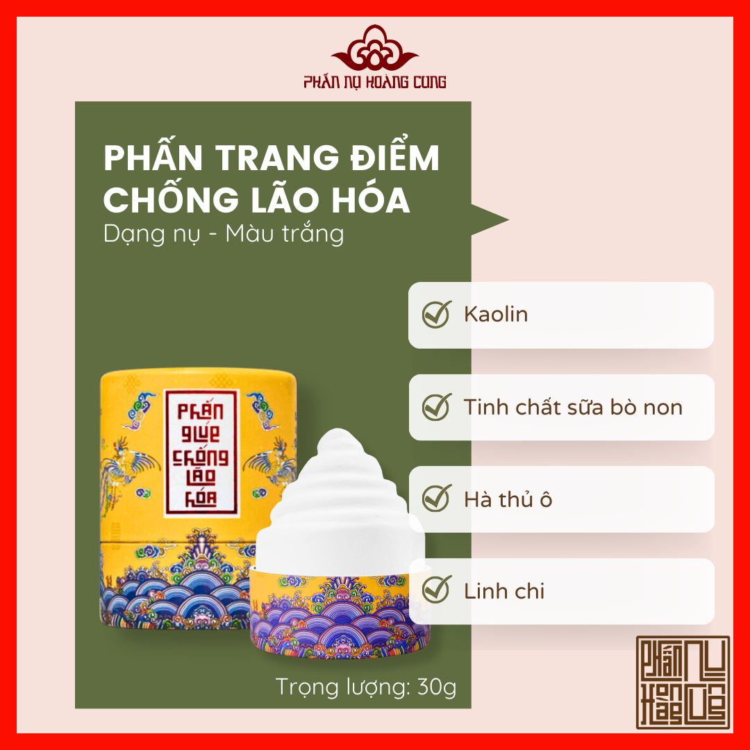 BỘ ĐÔI PHẤN PHỦ BỘT NGỌC TRAI + PHẤN DƯỠNG DA PHẤN NỤ HOÀNG CUNG