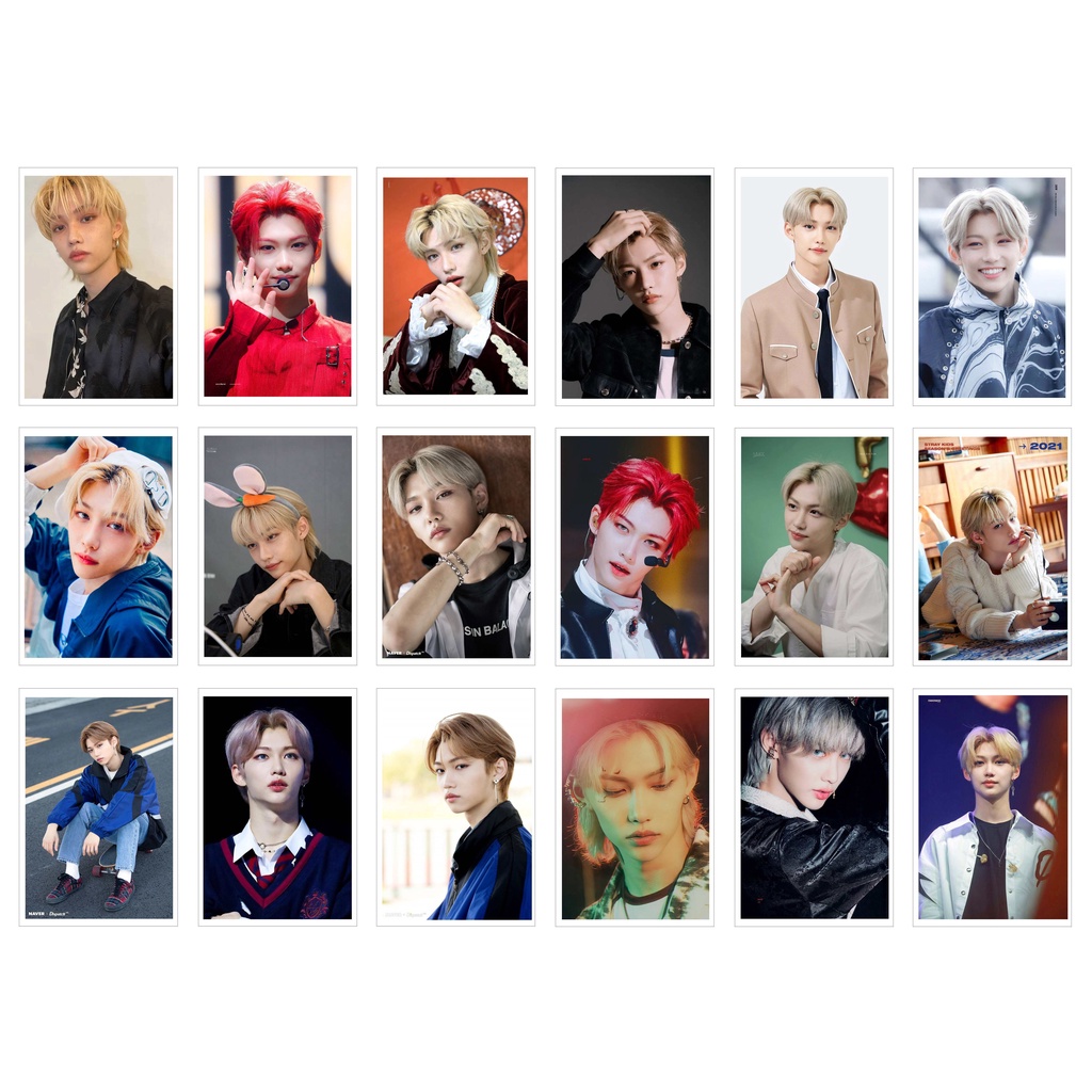 [Ép Lụa] Lomo Card 45 Ảnh STRAY KID - FELIX