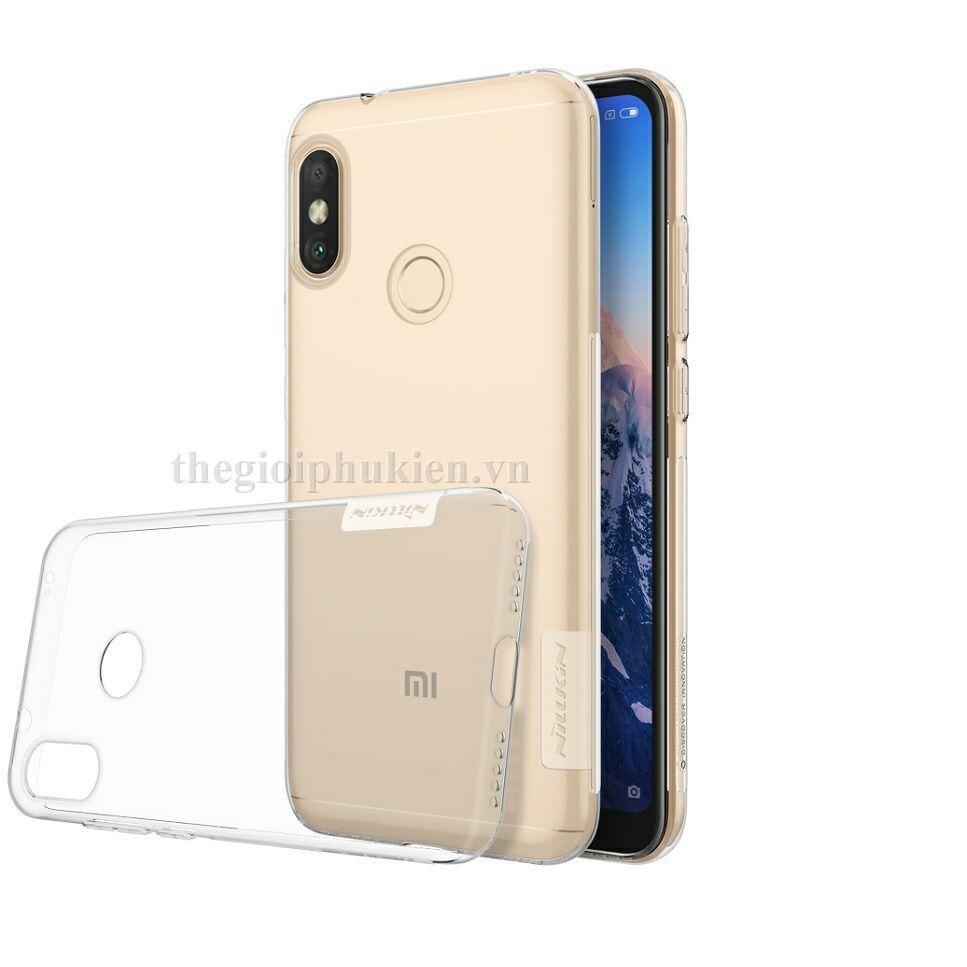 Ốp lưng dẻo trong suốt xịn cho Xiaomi Redmi 6 Pro / Mi A2 Lite