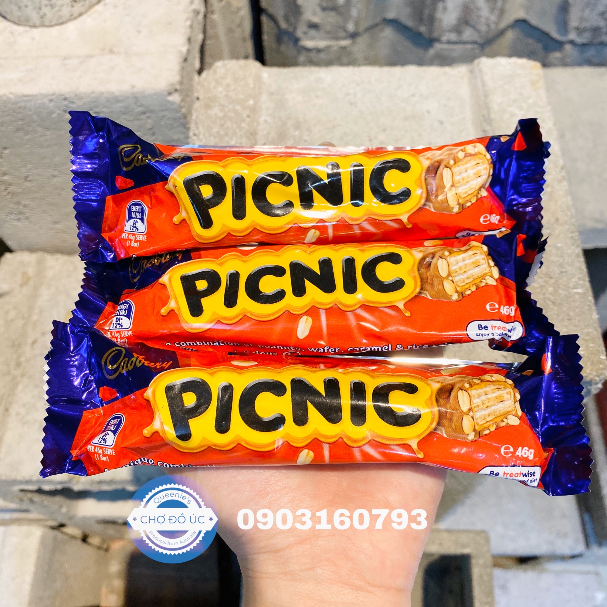 🍫 Chocolate CADBURY Picnic 🍫 nhập Úc