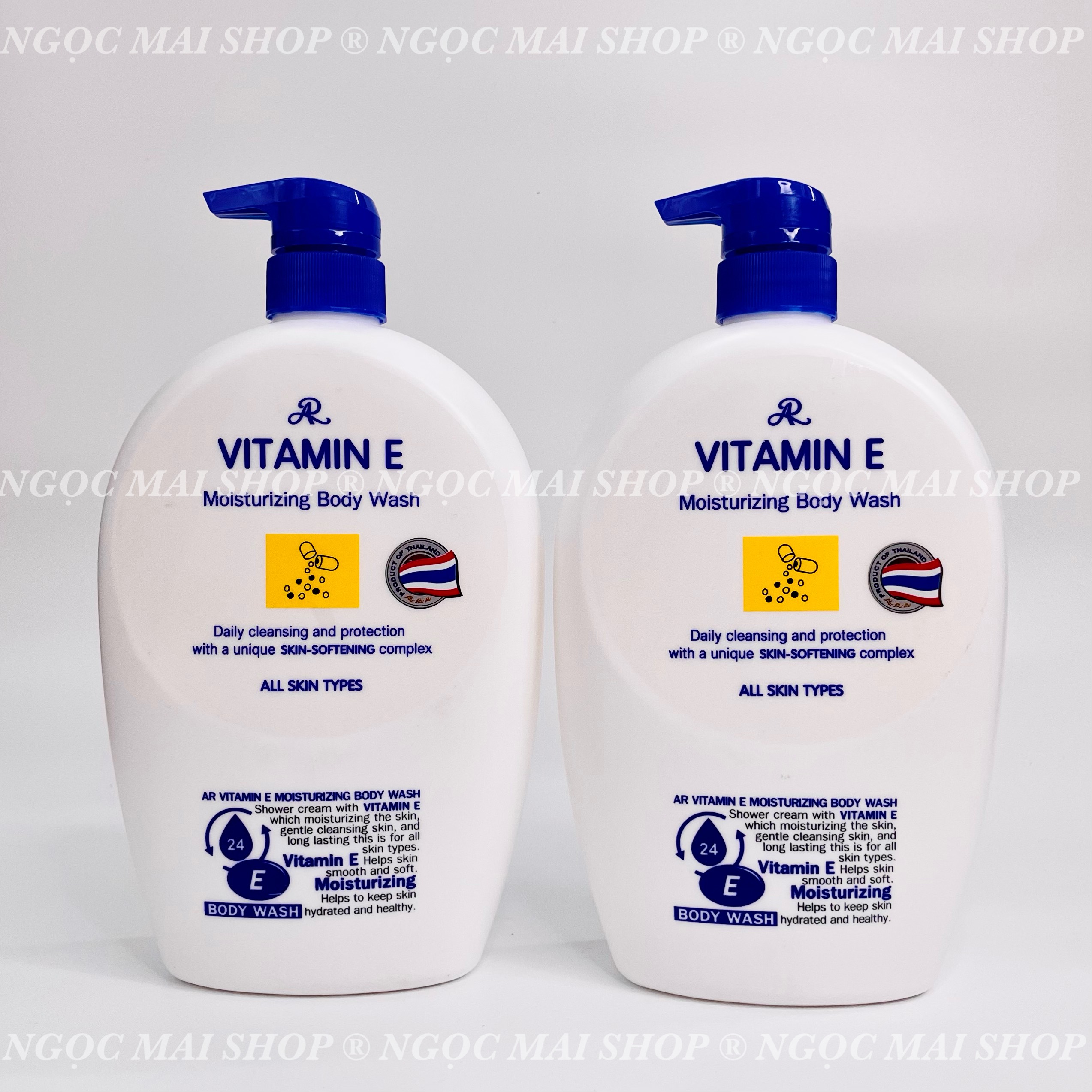 Sữa Tắm Vitamin E Dưỡng Ẩm Trắng Da Thái Lan 800ml