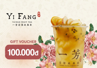 Phiếu quà tặng YiFang Tea 100K thumbnail