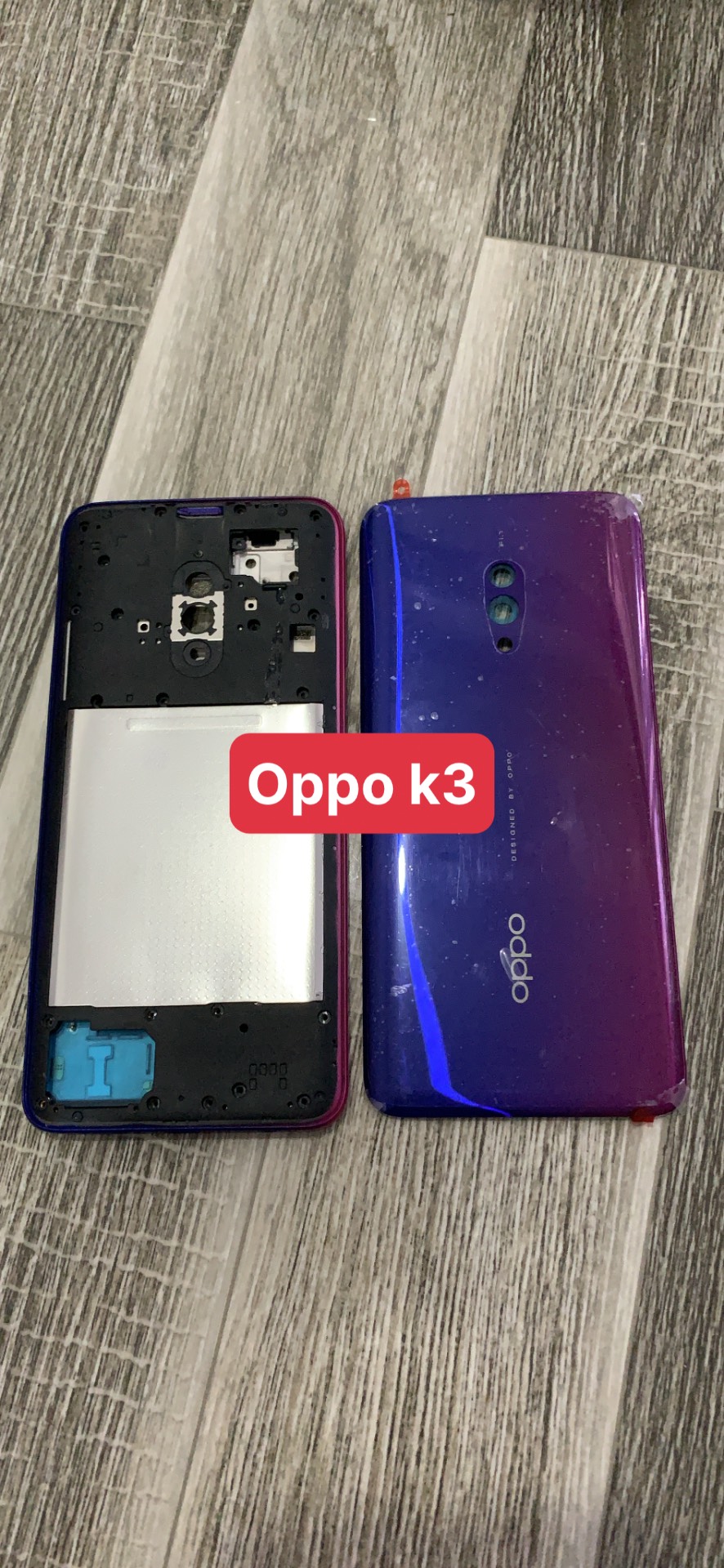 bộ vỏ oppo K3 ZIN hãng