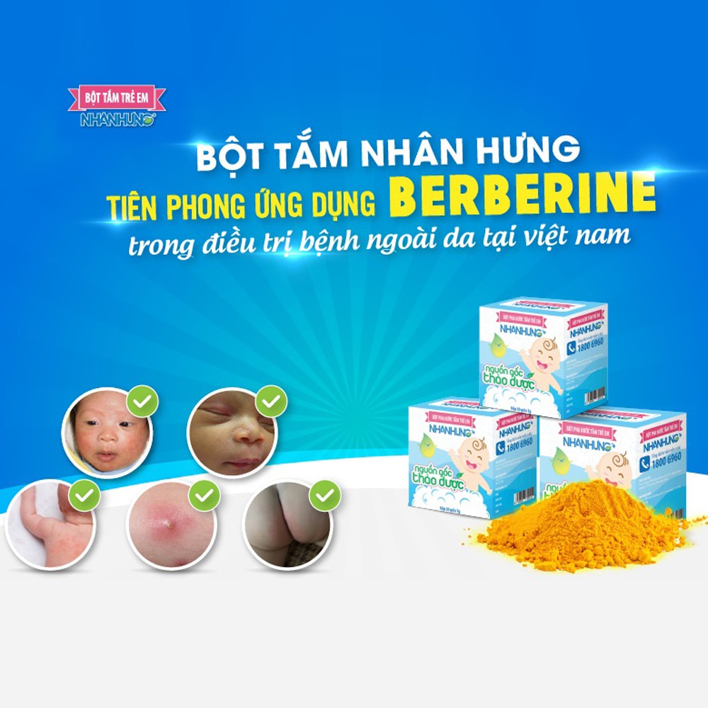 [HCM]BỘT TẮM TRẺ EM NHÂN HƯNG