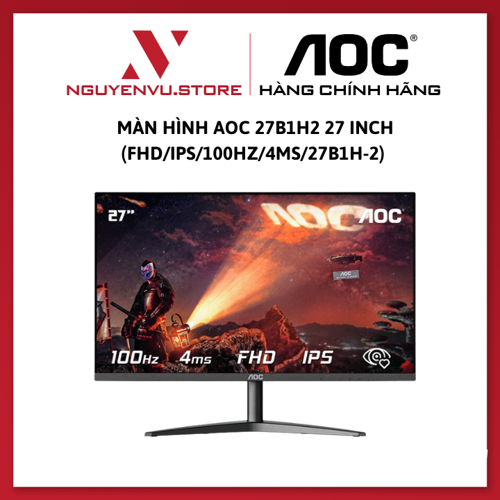 Monitor AOC 27b1h2 (27inch/FHD/IPs/100Hz/4ms/ 27b1h - 2) -authentic